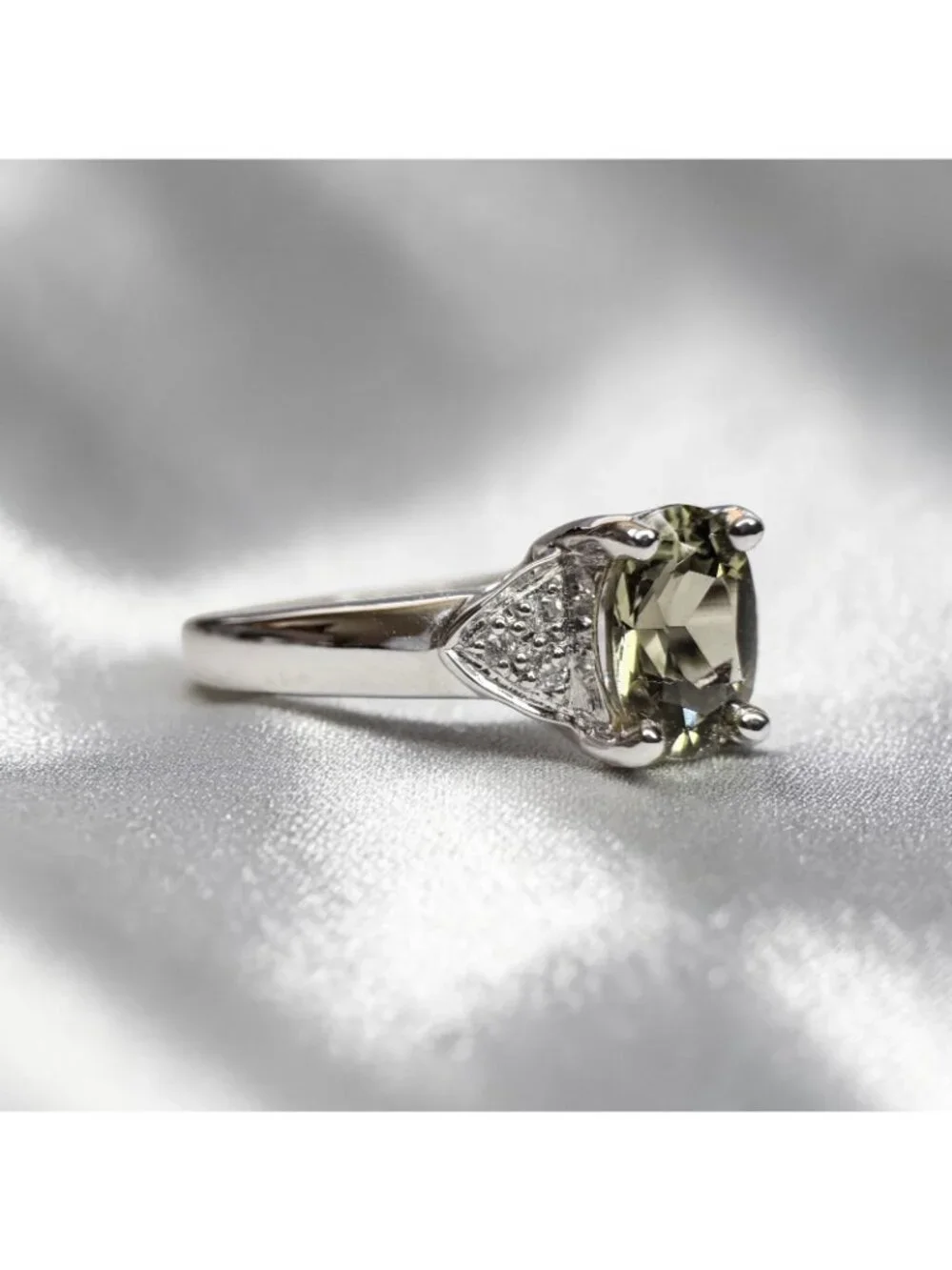 Rare 1ct Zultanite Ring Color Changing 14K Gold Certified Size 9 Natural Diamond - Picture 3 of 16